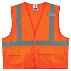 8225HL S/M Orange Standard Solid Vest Type R Class 2 - Caliber Tooling