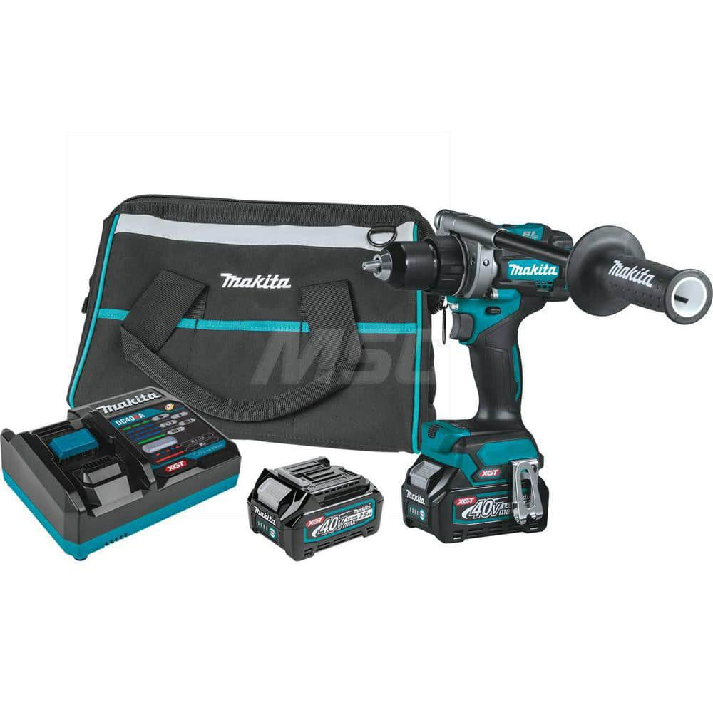 Cordless Drill: 40V, 1/2″ Chuck, 0 to 650 & 0 to 2,600 RPM Keyless Chuck, Reversible, 2 Lithium-ion BL4025 Battery Included, DC40RA Charger