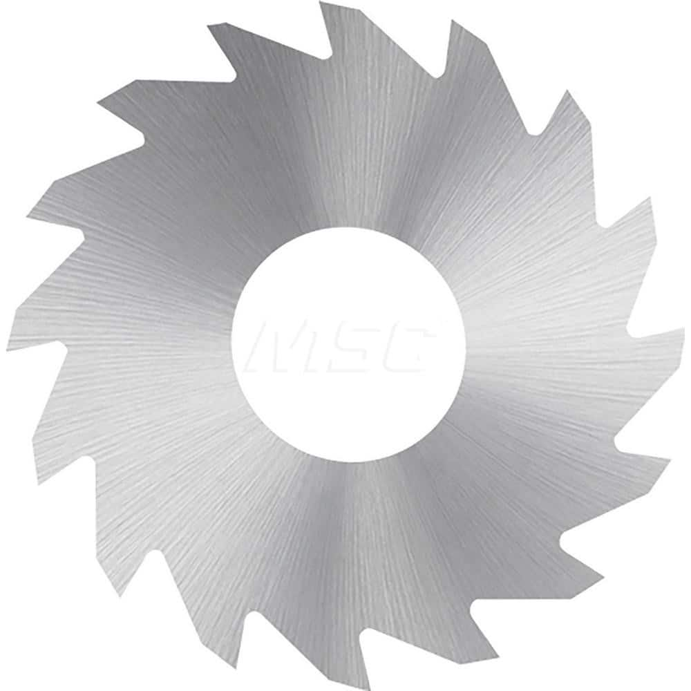 Slitting & Slotting Saw: 3″ Dia, 1/32″ Thick, 1″ Arbor Hole, 30 Teeth, Solid Carbide Bright/Uncoated