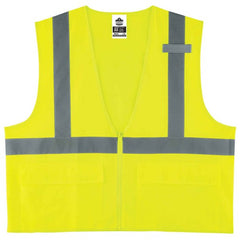 8225Z L/ XL Lime Standard Solid Vest Type R Class 2 - Caliber Tooling