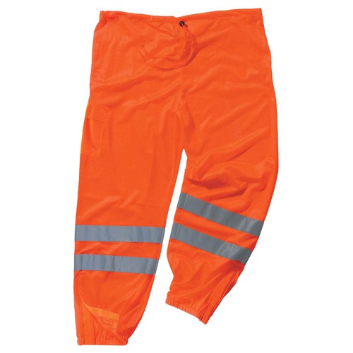 8910 S/M Orange Sup Hi-Vis Pants Class E - Caliber Tooling