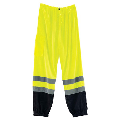 8910BK L/ XL Lime Sup Black Bott Pants Class E Hi Vis - Caliber Tooling