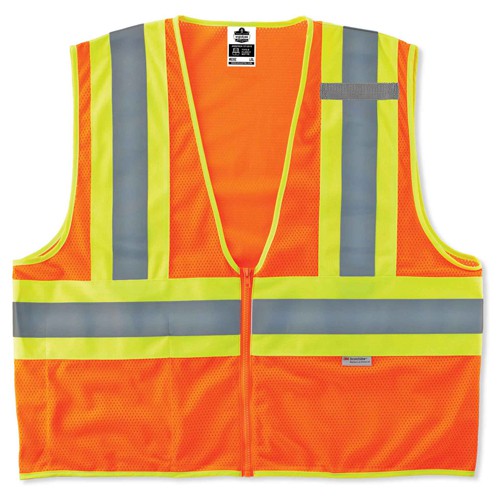 8230Z S/M Orange 2-Tone Vest Type R Class 2 - Caliber Tooling