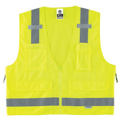 8250Z Glowear Surveyors Vest Lime L/Xl - Caliber Tooling