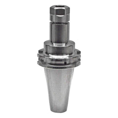 Collet Chuck: ER Collet, CAT Taper Shank 3.5″ Projection, 0.0001″ TIR, Balanced to 30,000 RPM, Through Coolant