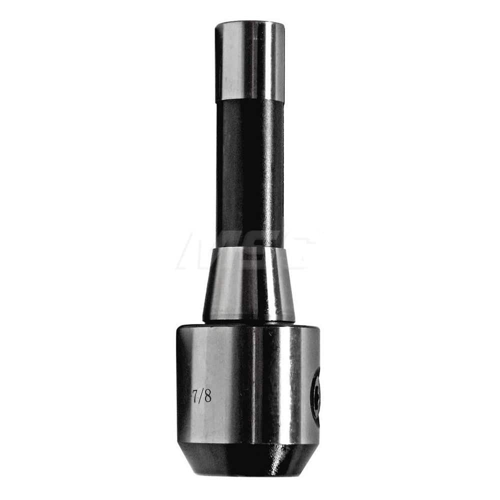 End Mill Holder: R8 Taper Shank, 7/8″ Hole 2.02″ Projection, 1.929″ Nose Dia, Through Coolant