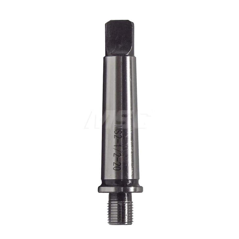 Drill Chuck Arbors; Mount Type: Taper Mount; Threaded Mount Size: 1/2-20; Shank Type: Morse Taper; Shank Diameter (Inch): 0.9440; Shank Taper Size: 2MT; Shank Length (Inch): 3.487; Overall Length (Decimal Inch): 3.937; Overall Length (mm): 99.9998