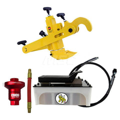 Tire Changers & Balancers; Type: Tire Bead Breaker; Includes: Coupler; 5 qt Hydraulic Pump; Hose; Air Reducer w/6″ Whip Hose; Bead Breaker; Cylinder Stroke Length (Inch): 4-1/4