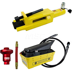 Tire Changers & Balancers; Type: Tire Bead Breaker; Rim Size: 25 - 51; Includes: 3.5 qt Hydraulic Pump; Coupler; Hose; Air Reducer w/6″ Whip Hose; Bead Breaker; Cylinder Stroke Length (Inch): 4