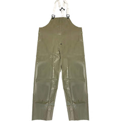 Louisiana Professional Wear - Rain & Chemical Wear; Garment Style: Bib Overall; Suspenders ; Garment Type: Chemical Resistant; Flame Resistant; Waterproof; Rain ; Material: Neoprene/Nylon ; Size: 4X-Large ; Color: Olive Dab Green ; Certification Type: AS - Exact Industrial Supply