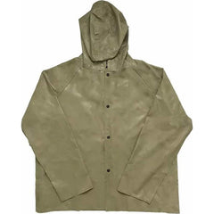 Louisiana Professional Wear - Rain & Chemical Wear; Garment Style: Rain Jacket ; Garment Type: Chemical Resistant; Flame Resistant; Waterproof; Rain ; Material: Neoprene/Nylon ; Size: Small ; Color: Olive Dab Green ; Certification Type: ASTM D6413; ASTM - Exact Industrial Supply