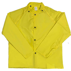 Louisiana Professional Wear - Rain & Chemical Wear; Garment Style: Rain Jacket ; Garment Type: Flame Resistant; Waterproof; Rain ; Material: Polyurethane/Nylon ; Size: 2X-Large ; Color: Lemon Yellow ; Certification Type: ASTM D6413 - Exact Industrial Supply