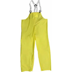 Louisiana Professional Wear - Rain & Chemical Wear; Garment Style: Bib Overall; Suspenders ; Garment Type: Flame Resistant; Waterproof; Rain ; Material: Nylon/Polyurethane ; Size: Large ; Color: Lemon Yellow ; Certification Type: ASTM D6413