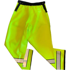 Louisiana Professional Wear - Rain & Chemical Wear; Garment Style: Rain Pants ; Garment Type: High Visibility; Rain; Waterproof ; Material: Polyurethane/Nylon ; Size: Large ; Color: Fluorescent Yellow/Black ; Certification Type: ANSI/ISEA 107-2015 Class E - Exact Industrial Supply