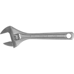 Proto - Adjustable Wrenches; Wrench Type: Adjustable ; Wrench Size (Inch): 6 ; Jaw Capacity (Inch): 15/16 ; Material: Steel ; Finish/Coating: Chrome ; ANSI Spec: B107.8m - Exact Industrial Supply