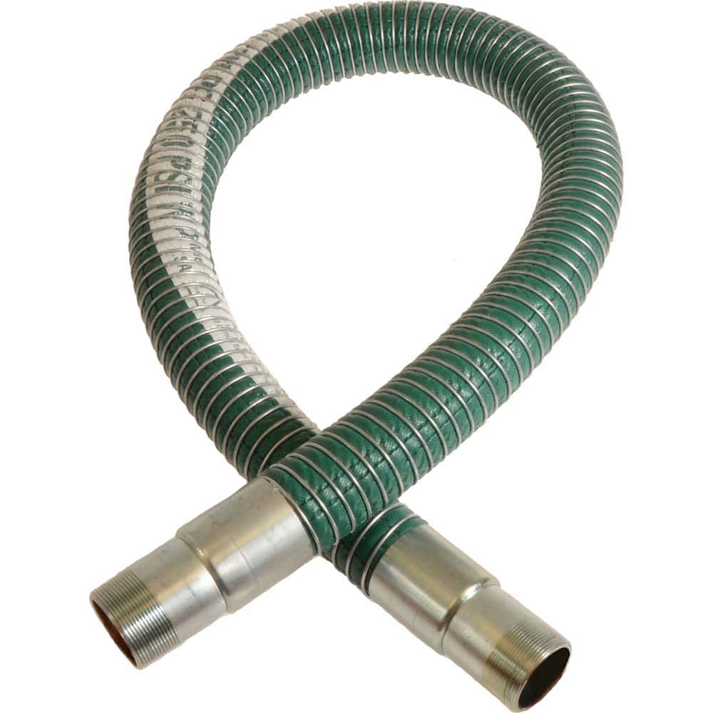 Novaflex - Chemical & Petroleum Hose; Inside Diameter (Inch): 1 ; Outside Diameter (Decimal Inch): 1.5000 ; Overall Length: 20 (Feet); Type: Chemical Handling Hose ; Connection Type: MNPT ; Minimum Temperature (F): -40.000 - Exact Industrial Supply