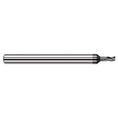 Harvey Tool - Square End Mills; Mill Diameter (Inch): 1/64 ; Mill Diameter (Decimal Inch): 0.0150 ; Length of Cut (Decimal Inch): 0.0220 ; Material: Solid Carbide ; Finish/Coating: Amorphous Diamond ; Shank Diameter (Inch): 1/8 - Exact Industrial Supply