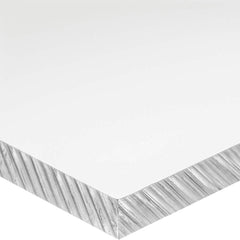 USA Sealing - Plastic Sheets; Material: Polycarbonate ; Thickness (Inch): 1/16 ; Length (Feet): 2 ; Tensile Strength (psi): 9000 ; Color: Clear ; Hardness: Rockwell R-120 - Exact Industrial Supply