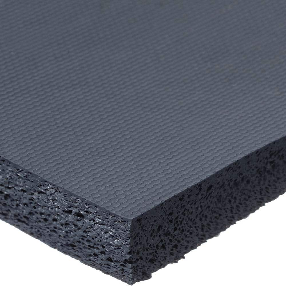 USA Sealing - Rubber & Foam Sheets; Material: Silicone ; Thickness (Inch): 1/2 ; Hardness: Medium ; Width (Inch): 36.0000 ; Length (Inch): 36 ; Color: Blue - Exact Industrial Supply