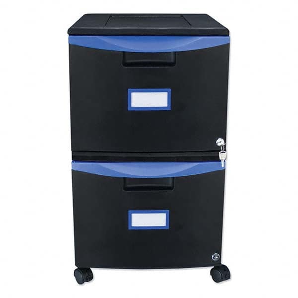 Storex - File Cabinets & Accessories Type: Mobile File Number of Drawers: 2 - Caliber Tooling