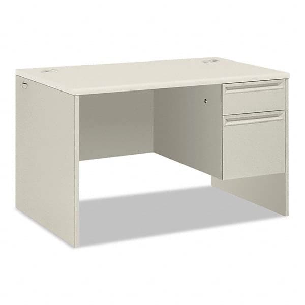 Hon - Office Desks Type: Single Pedestal w/Right Hand Return Center Draw: No - Caliber Tooling