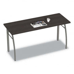 Linea Italia - Office Desks Type: Rectangular Desk Center Draw: No - Caliber Tooling