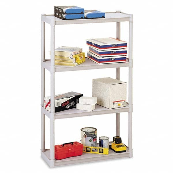 ICEBERG - Plastic Shelving Type: Open Shelving Shelf Capacity (Lb.): 75 - Caliber Tooling