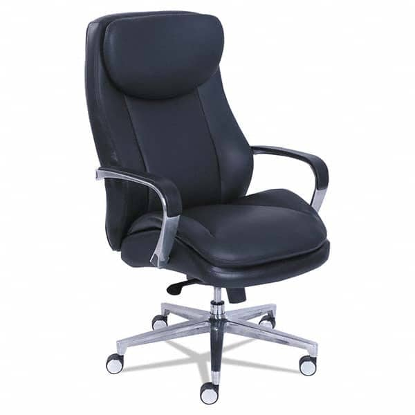 La-Z-Boy - 47-1/2" High Executive High Back Leather Chair - Caliber Tooling