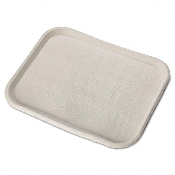 Chinet - Savaday Molded Fiber Food Trays, 14 x 18, White, Rectangular, 100/Carton - Caliber Tooling