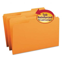 SMEAD - File Folders, Expansion Folders & Hanging Files Folder/File Type: File Folders with Top Tab Fastener Color: Orange - Caliber Tooling