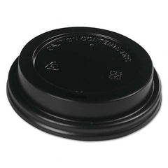 Boardwalk - Hot Cup Lids, Fits 10-20 oz Hot Cups, Black, 1000/Carton - Caliber Tooling