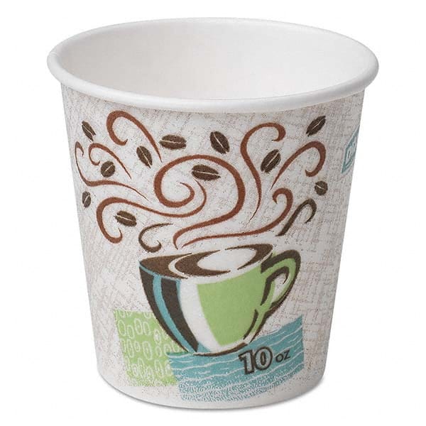 Dixie - PerfecTouch Paper Hot Cups, 10 oz, Coffee Haze, 1000/Carton - Caliber Tooling