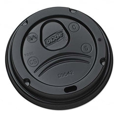 Dixie - Drink-Thru Lids for 10-20 oz Cups, Plastic, Black - Caliber Tooling