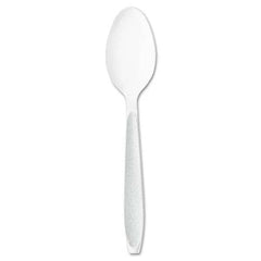 DART - Impress Heavyweight Polystyrene Cutlery, Teaspoon, White, 1000/Carton - Caliber Tooling