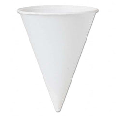 DART - Bare Treated Paper Cone Water Cups, 4-1/4 oz, White, 200/Bag - Caliber Tooling