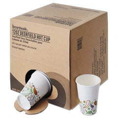 Boardwalk - Convenience Pack Paper Hot Cups, 12 oz, Deerfield Print, 225/Carton - Caliber Tooling