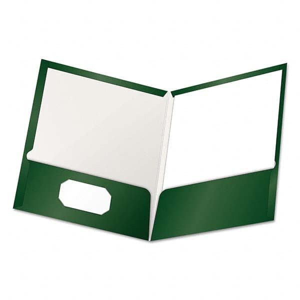 OXFORD - File Folders, Expansion Folders & Hanging Files Folder/File Type: Pocket Folders Color: Green - Caliber Tooling