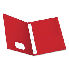 OXFORD - File Folders, Expansion Folders & Hanging Files Folder/File Type: Pocket Folders Color: Red - Caliber Tooling