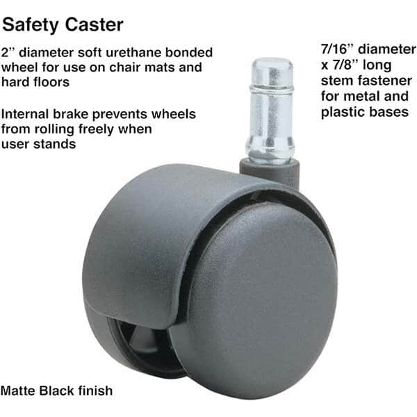 Master Caster - Cushions, Casters & Chair Accessories Type: Caster Set For Use With: Office and Home Furniture - Caliber Tooling