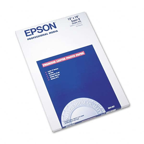 Epson - Office Machine Supplies & Accessories Office Machine/Equipment Accessory Type: Photo Paper For Use With: Inkjet Printers - Caliber Tooling