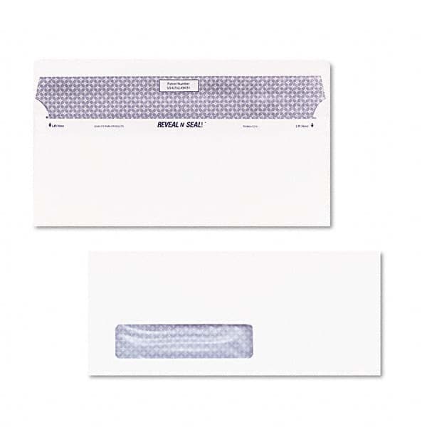 Quality Park - Mailers, Sheets & Envelopes Type: Business Envelope Style: Self Adhesive - Exact Industrial Supply