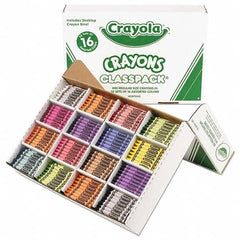 Crayola - Markers & Paintsticks Type: All Purpose Wax Crayon Color: Assorted - Caliber Tooling