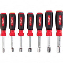 Milwaukee Tool - Nutdriver Sets Tool Type: Magnetic Tip Nutdriver Set System of Measurement: Inch - Caliber Tooling