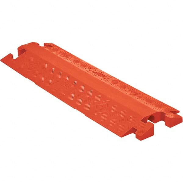 Checkers - On Floor Cable Covers Cover Material: Polyurethane Number of Channels: 1 - Caliber Tooling