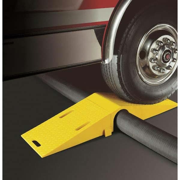 Checkers - On Floor Cable Covers Cover Material: Polyurethane Number of Channels: 1 - Caliber Tooling