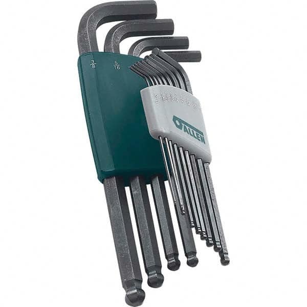 Allen - Hex Key Sets Tool Type: Ball End Handle Type: L-Key Long Arm - Caliber Tooling