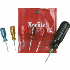 Xcelite - Screwdriver Sets Screwdriver Types Included: Slotted; Phillips Number of Pieces: 7 - Caliber Tooling