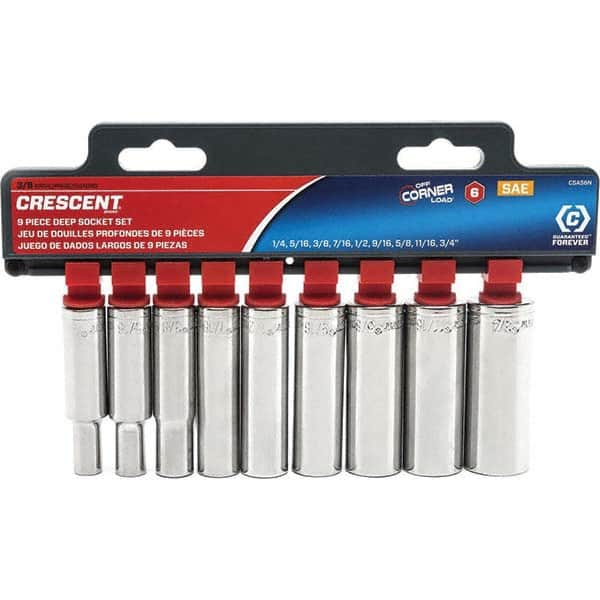 Crescent - Socket Sets Measurement Type: Metric Drive Size: 3/8 - Caliber Tooling