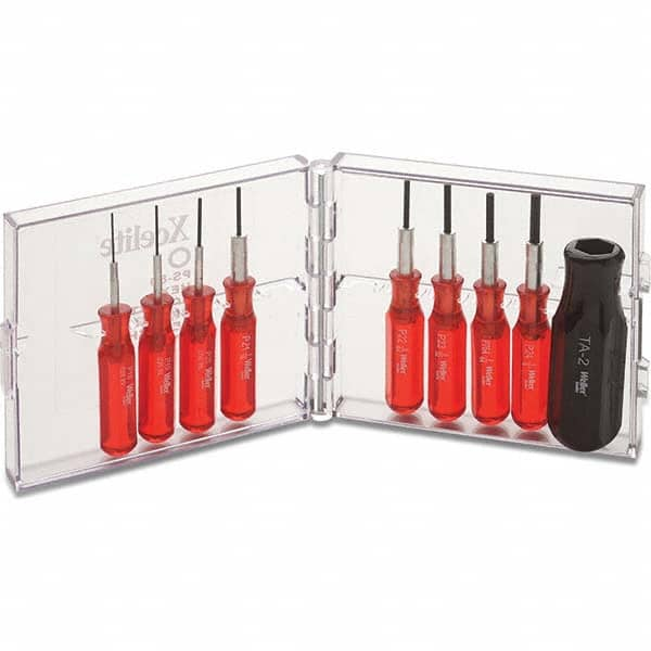 Xcelite - Screwdriver Sets Screwdriver Types Included: Hex Number of Pieces: 9 - Caliber Tooling