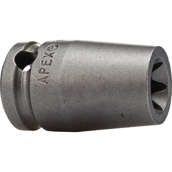 Apex - Impact Sockets Drive Size (Inch): 3/8 Torx Size: E12 - Caliber Tooling